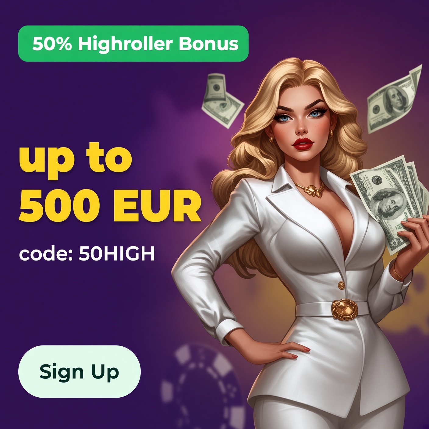 infinity casino Affiliate-Landing-Vorschau